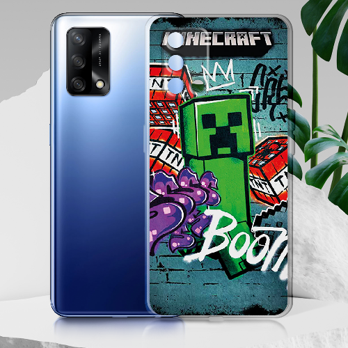 Чехол Boxface OPPO A74 Minecraft Graffiti