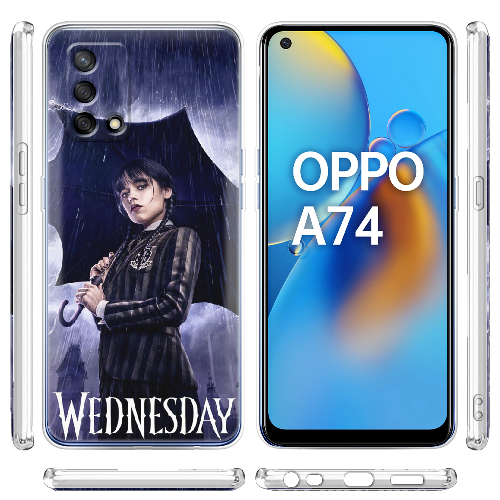 Чехол Boxface OPPO A74 Wednesday Addams