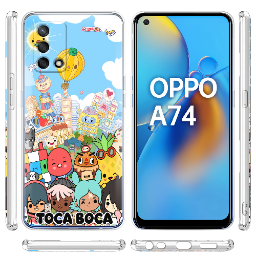 Чехол Boxface OPPO A74 Світ Тока Бока