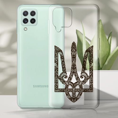 Чехол BoxFace Samsung M325F Galaxy M32 Ukrainian Black Trident