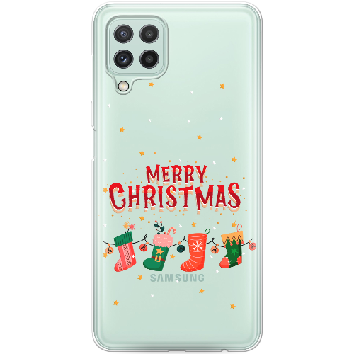 Чехол BoxFace Samsung M325F Galaxy M32 Рождественские Носки