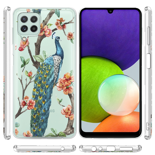 Чехол BoxFace Samsung M325F Galaxy M32 Noble Peacock