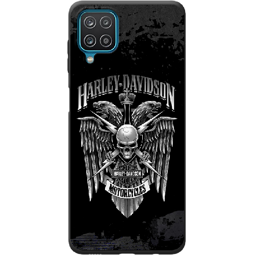 Чехол BoxFace Samsung M325F Galaxy M32 Harley Davidson skull and eagles