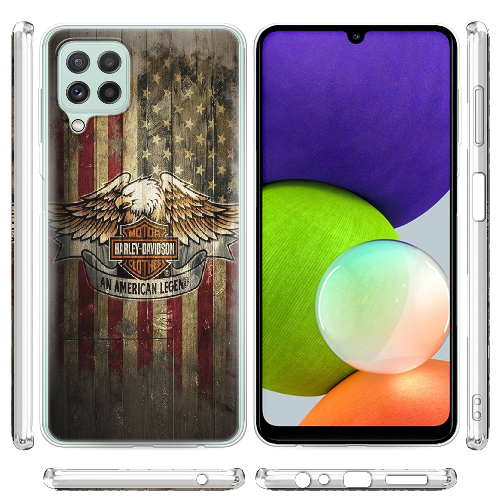 Чехол BoxFace Samsung M325F Galaxy M32 Harley Davidson An American Legend