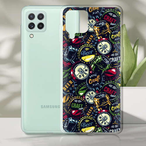 Чехол BoxFace Samsung M325F Galaxy M32 Bottle Caps