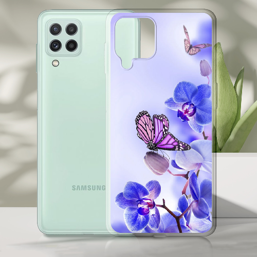 Чехол BoxFace Samsung M325F Galaxy M32 Orchids and Butterflies