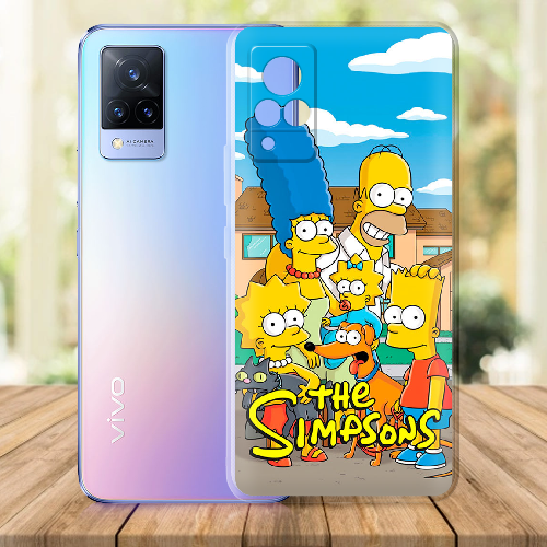 Чехол BoxFace Vivo V21 the simpsons