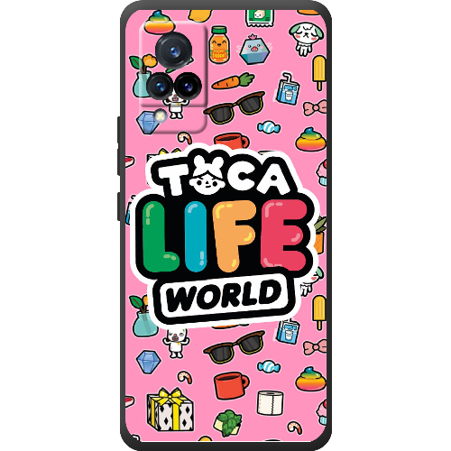 Чехол BoxFace Vivo V21 Toca Boca Life World