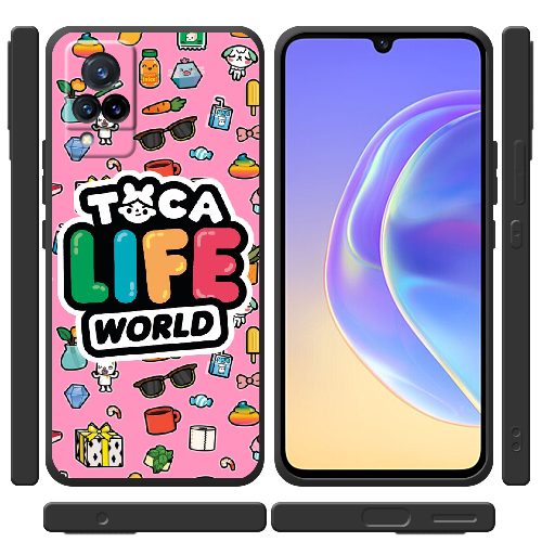 Чехол BoxFace Vivo V21 Toca Boca Life World