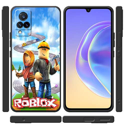 Чехол BoxFace Vivo V21 Roblox Білдерман