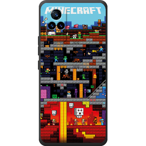 Чехол BoxFace Vivo V21E Minecraft Lode Runner