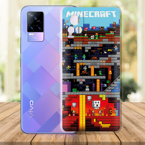 Чехол BoxFace Vivo V21E Minecraft Lode Runner