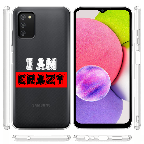 Чехол BoxFace Samsung Galaxy A03s (A037) I'm Crazy