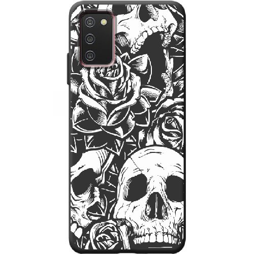 Чехол BoxFace Samsung Galaxy A03s (A037) Skull and Roses