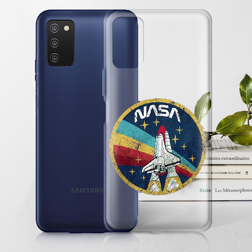 Чехол BoxFace Samsung Galaxy A03s (A037) Space Shuttle NASA