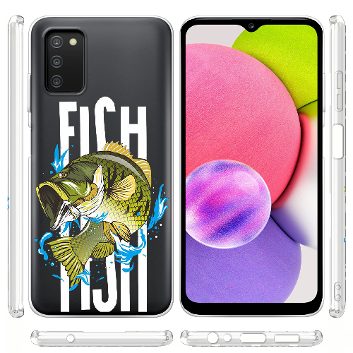 Чехол BoxFace Samsung Galaxy A03s (A037) Bass fish