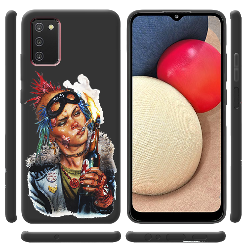 Чехол BoxFace Samsung Galaxy A03s (A037) Tanker Girl