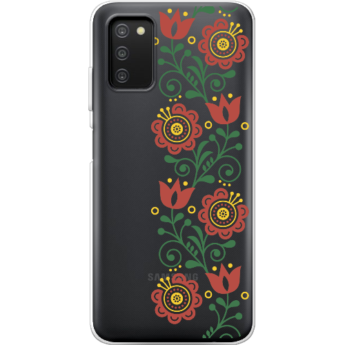 Чехол BoxFace Samsung Galaxy A03s (A037) Ethno Flower