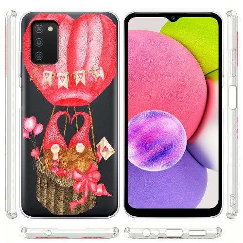 Чехол BoxFace Samsung Galaxy A03s (A037) Valentine Dwarfs