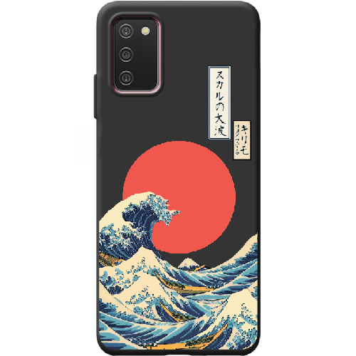 Чехол BoxFace Samsung Galaxy A03s (A037) Большая волна в Канагаве
