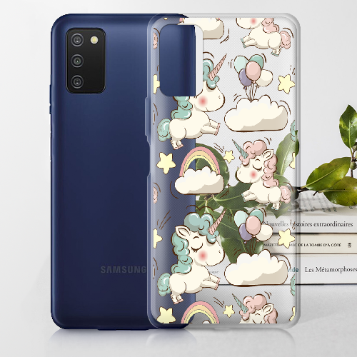 Чехол BoxFace Samsung Galaxy A03s (A037) Unicorns