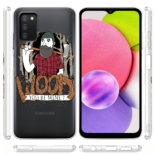 Чехол BoxFace Samsung Galaxy A03s (A037) Wood you be mine