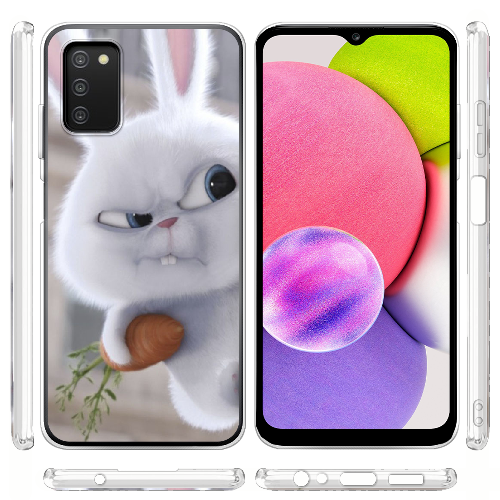 Чехол BoxFace Samsung Galaxy A03s (A037) Rabbit Snowball