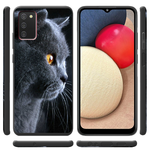 Чехол BoxFace Samsung Galaxy A03s (A037) English cat