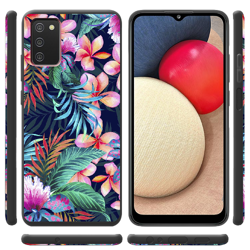 Чехол BoxFace Samsung Galaxy A03s (A037) flowers in the tropics