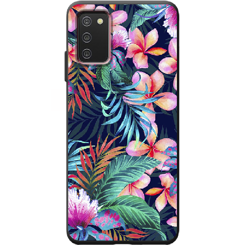 Чехол BoxFace Samsung Galaxy A03s (A037) flowers in the tropics