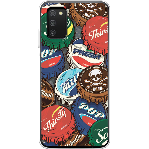 Чехол BoxFace Samsung Galaxy A03s (A037) Drink Lids