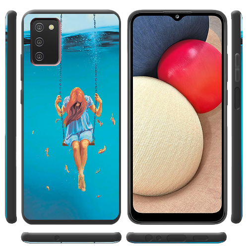 Чехол BoxFace Samsung Galaxy A03s (A037) Girl In The Sea