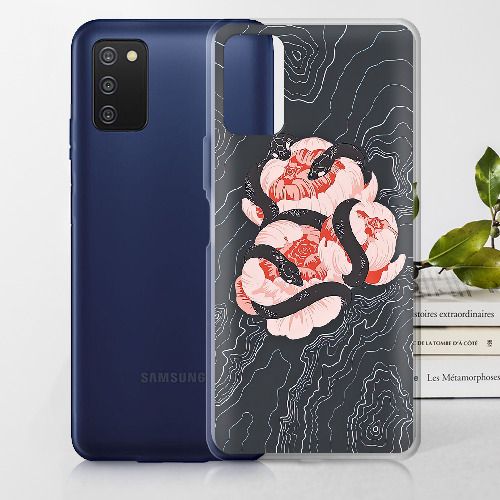 Чехол BoxFace Samsung Galaxy A03s (A037) Snake Rose