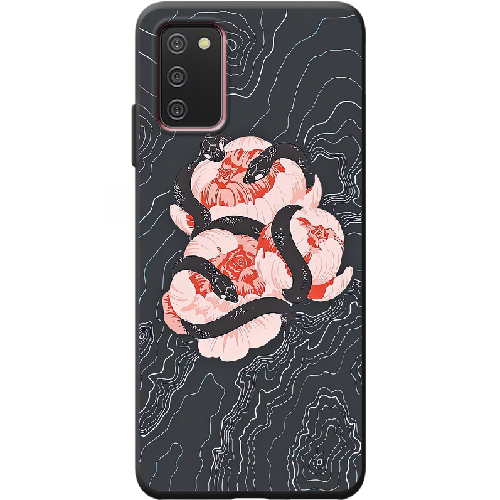 Чехол BoxFace Samsung Galaxy A03s (A037) Snake Rose