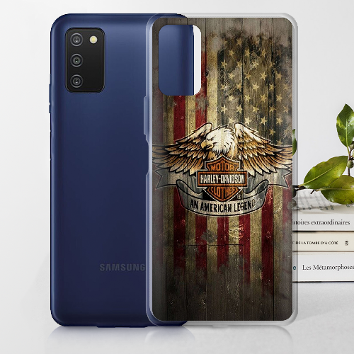 Чехол BoxFace Samsung Galaxy A03s (A037) Harley Davidson An American Legend