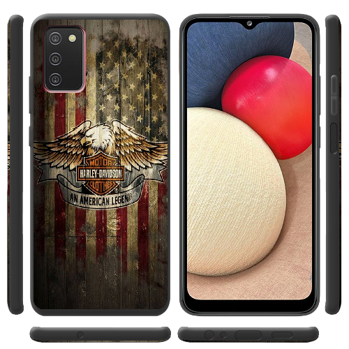 Чехол BoxFace Samsung Galaxy A03s (A037) Harley Davidson An American Legend