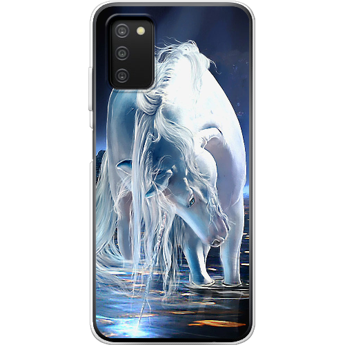 Чехол BoxFace Samsung Galaxy A03s (A037) White Horse