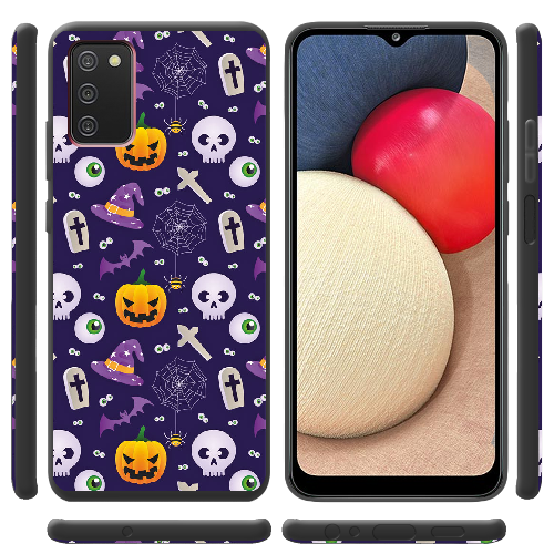 Чехол BoxFace Samsung Galaxy A03s (A037) Halloween Purple Mood