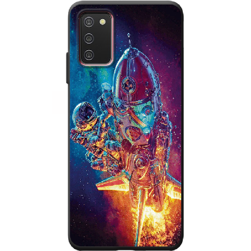 Чехол BoxFace Samsung Galaxy A03s (A037) Astronaut in Space