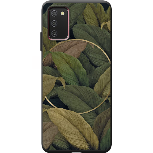 Чехол BoxFace Samsung Galaxy A03s (A037) Green Leaf