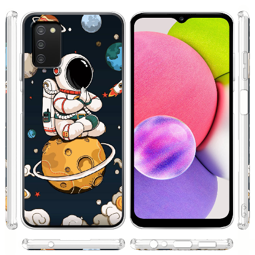 Чехол BoxFace Samsung Galaxy A03s (A037) Astronaut