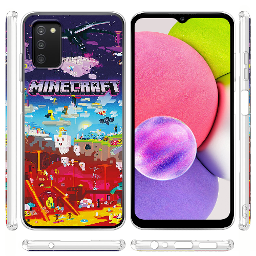 Чехол BoxFace Samsung Galaxy A03s (A037) Minecraft World Beyond