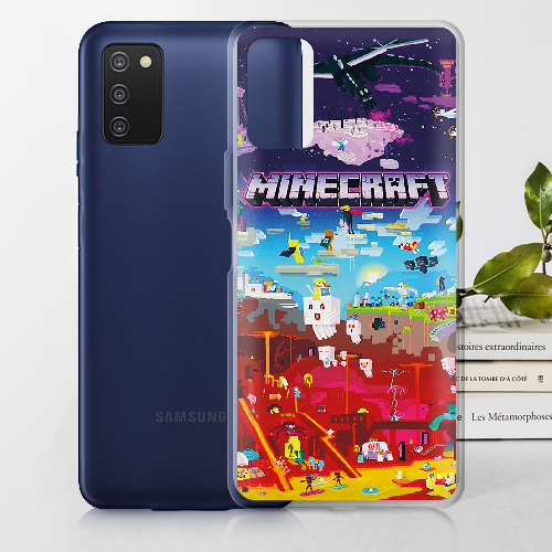 Чехол BoxFace Samsung Galaxy A03s (A037) Minecraft World Beyond