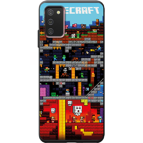 Чехол BoxFace Samsung Galaxy A03s (A037) Minecraft Lode Runner