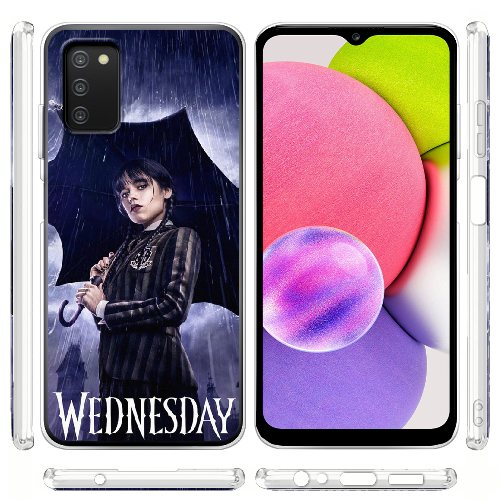 Чехол BoxFace Samsung Galaxy A03s (A037) Wednesday Addams