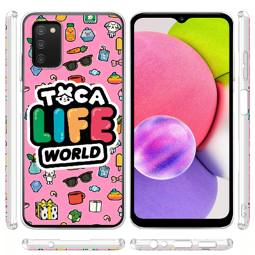 Чехол BoxFace Samsung Galaxy A03s (A037) Toca Boca Life World