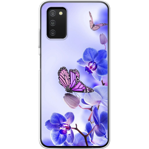 Чехол BoxFace Samsung Galaxy A03s (A037) Orchids and Butterflies