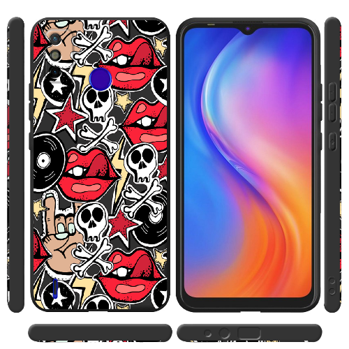 Чехол BoxFace Tecno Spark 6 Go Rock Graffiti