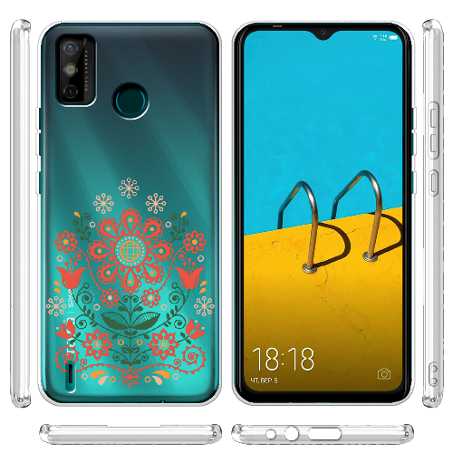 Чехол BoxFace Tecno Spark 6 Go Ukrainian Ornament