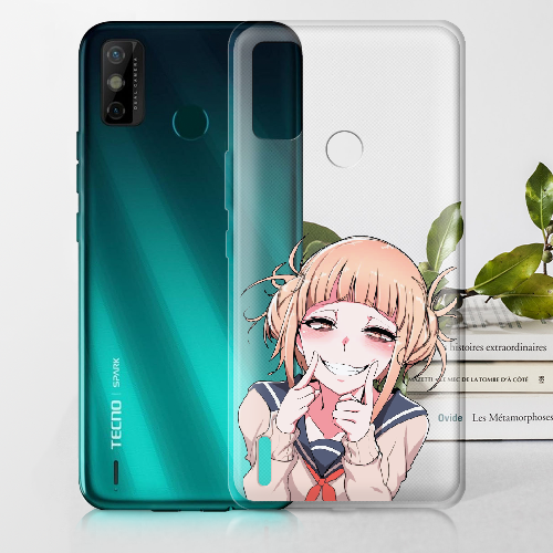 Чехол BoxFace Tecno Spark 6 Go Himiko Toga Smile